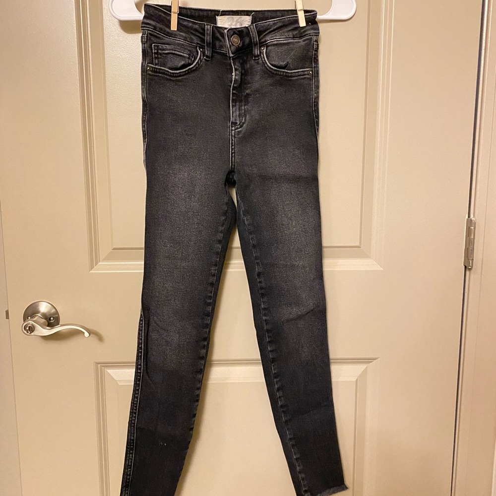 Free People Raw High Rise Jegging